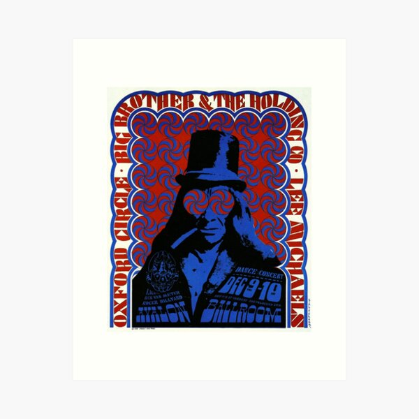 Item preview, Vintage 1966 psychedelic concert poster Avalon Ballroom designed and sold by colliophoto.
