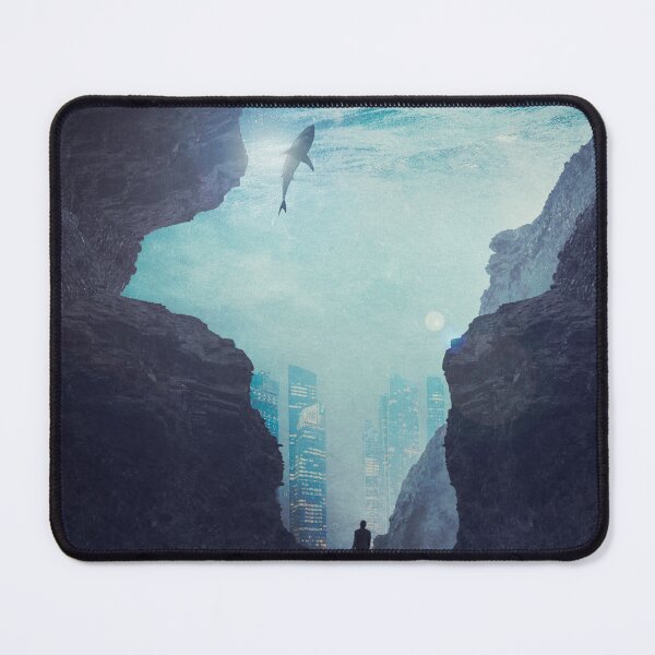 Item preview, Spaces - City Sharks designed and sold by Dyrk Wyst Redbubble Shop.