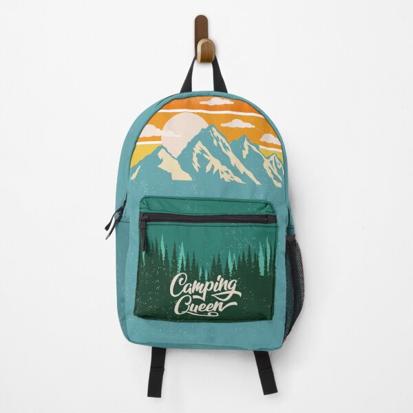 Item preview, Camping Queen Mountains Adventure Outdoor Nature Hiking Girls Women designed and sold by Sandra Brezina.