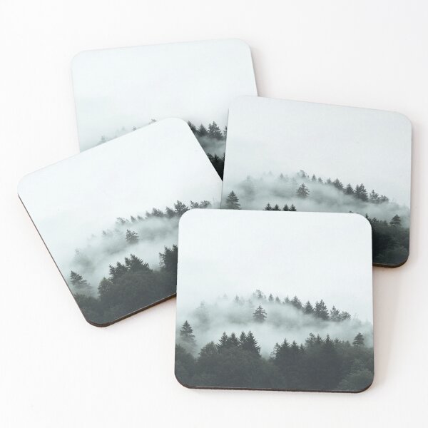 Item preview, Foggy Landscape Forest, Nature Wall Art designed and sold by NicolasGlowArt.
