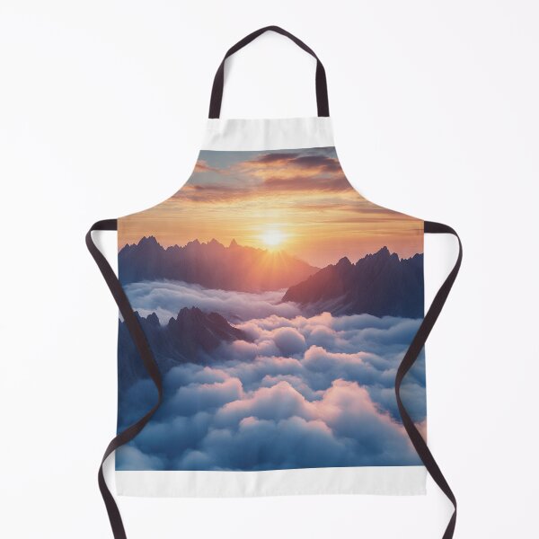 Item preview, Sunrise Mountains Landscape, Nature Wall Art designed and sold by NicolasGlowArt.