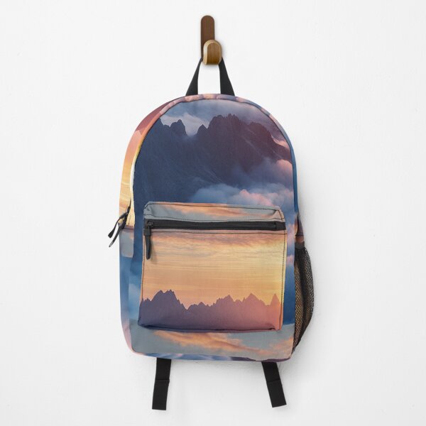 Item preview, Sunrise Mountains Landscape, Nature Wall Art designed and sold by NicolasGlowArt.