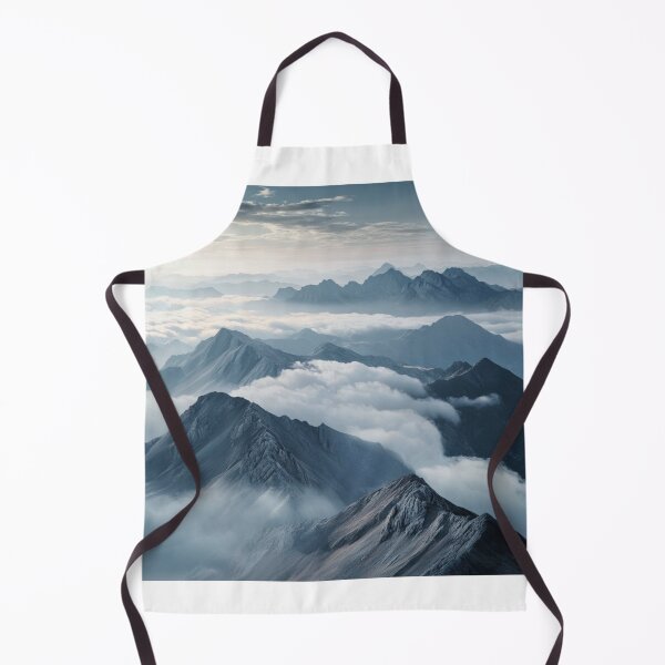 Item preview, Mountains Landscape Above Clouds, Nature Wall Art designed and sold by NicolasGlowArt.