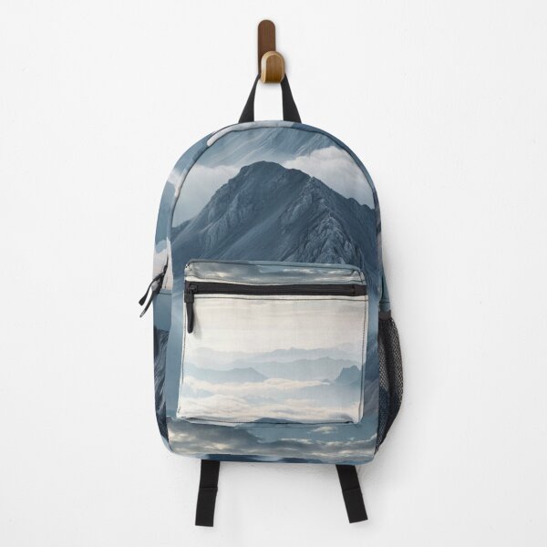 Item preview, Mountains Landscape Above Clouds, Nature Wall Art designed and sold by NicolasGlowArt.