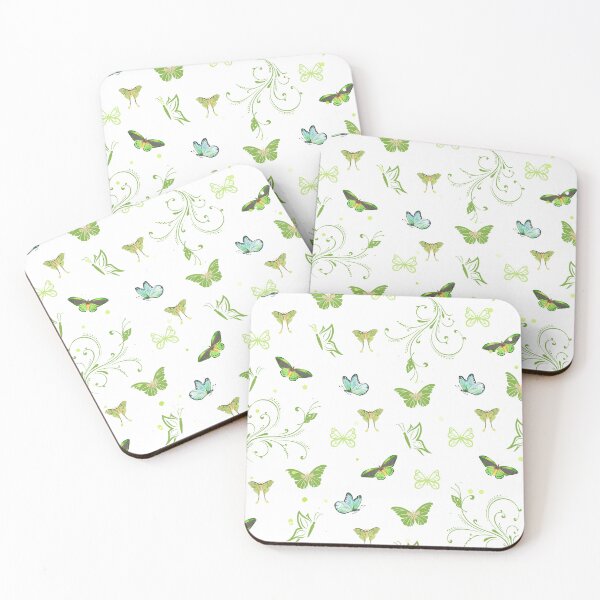 Item preview, Butterflies of artsy green designed and sold by andrasdesignssss.
