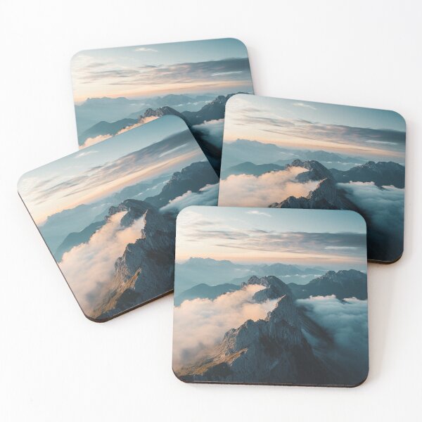 Item preview, Mountains Landscape and Clouds, Nature Wall Art designed and sold by NicolasGlowArt.