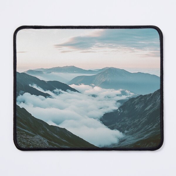 Item preview, Mountains Valley Landscape, Nature Wall Art designed and sold by NicolasGlowArt.