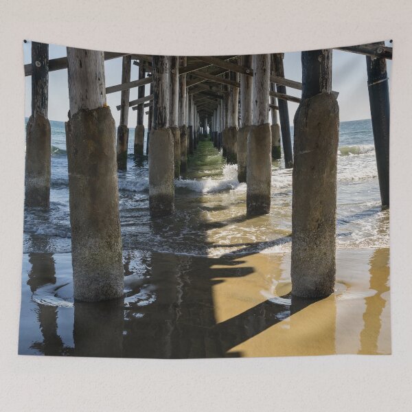 Item preview, Under the Newport Beach Pier Orange County California designed and sold by Georgia Mizuleva.
