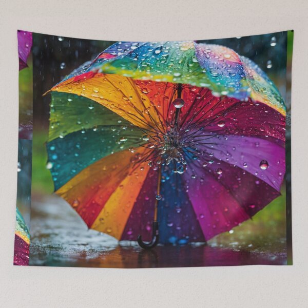Item preview, A Splash of Color in the Rain designed and sold by Sadia  Jannat.
