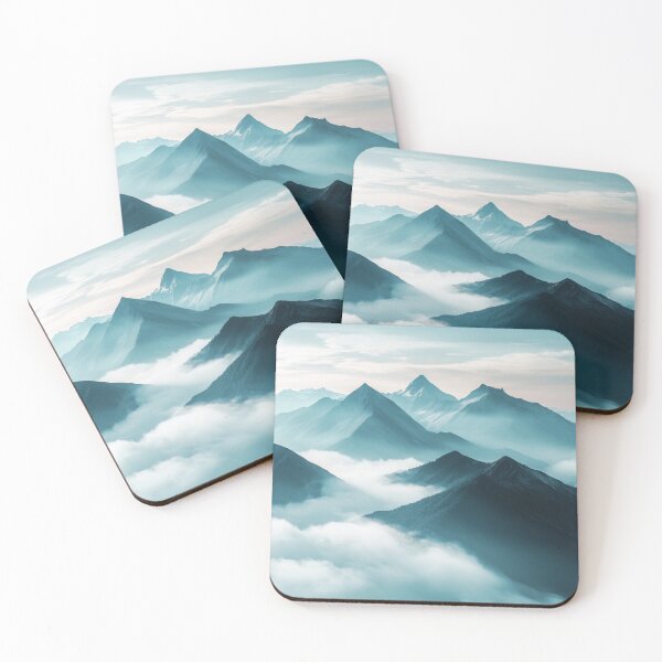 Item preview, Blue Mountains Landscape, Nature Wall Art designed and sold by NicolasGlowArt.