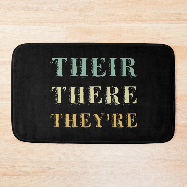 Item preview, Their There They're, English Language, Funny Grammar Police designed and sold by TheNC.