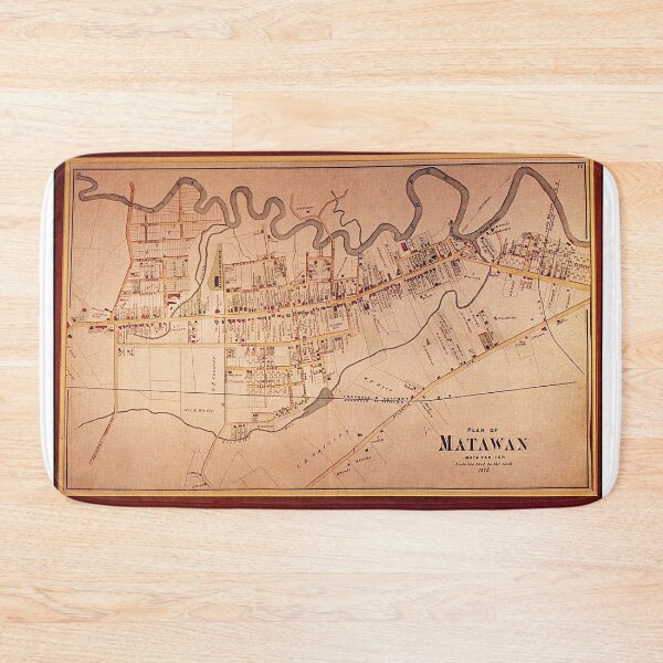 Item preview, Map of Matawan designed and sold by BeatPoet.