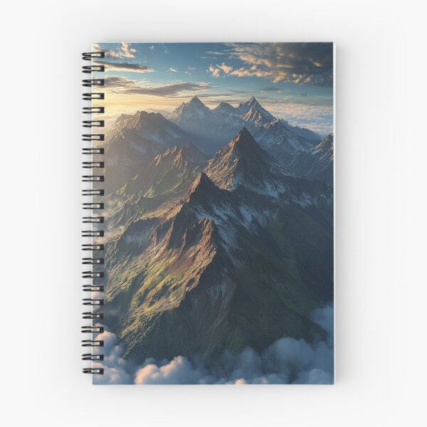 Item preview, Sunrise In Mountains Landscape, Nature Wall Art designed and sold by NicolasGlowArt.