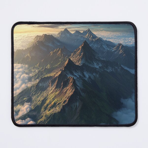 Item preview, Sunrise In Mountains Landscape, Nature Wall Art designed and sold by NicolasGlowArt.