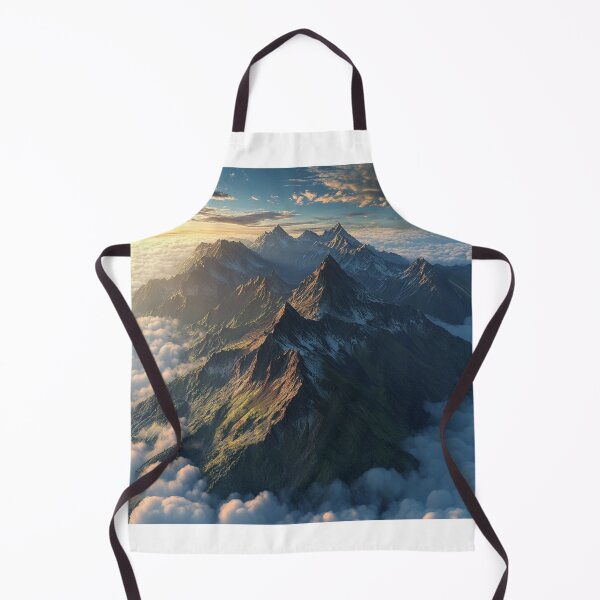 Item preview, Sunrise In Mountains Landscape, Nature Wall Art designed and sold by NicolasGlowArt.