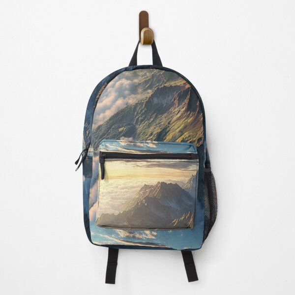 Item preview, Sunrise In Mountains Landscape, Nature Wall Art designed and sold by NicolasGlowArt.