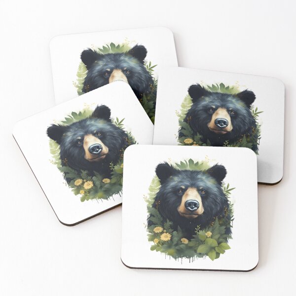 Item preview, Spectacled bear Black bear in nature designed and sold by DerSenat.