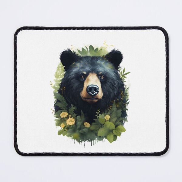 Item preview, Spectacled bear Black bear in nature designed and sold by DerSenat.