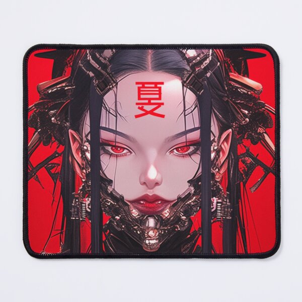 Item preview, Goth Geisha Girl Cybergoth Darkwave Darksynth Vampire Cyberpunk  designed and sold by Nightarcade.