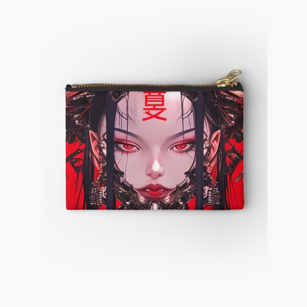 Item preview, Goth Geisha Girl Cybergoth Darkwave Darksynth Vampire Cyberpunk  designed and sold by Nightarcade.
