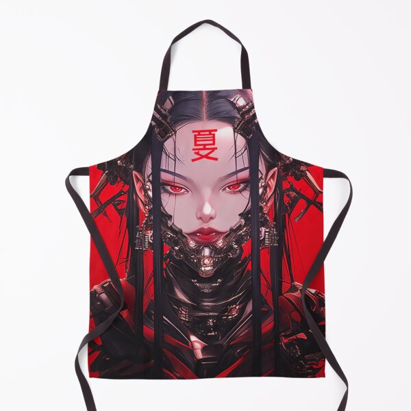 Item preview, Goth Geisha Girl Cybergoth Darkwave Darksynth Vampire Cyberpunk designed and sold by Nightarcade.