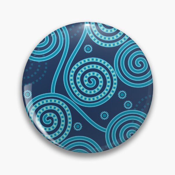 Item preview, Abstract Whirlwinds, Blue version designed and sold by Alex  Blud.