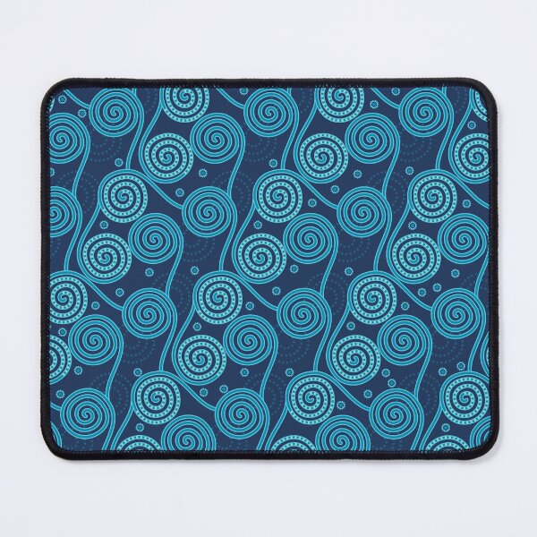 Item preview, Abstract Whirlwinds, Blue version designed and sold by Alex Blud.