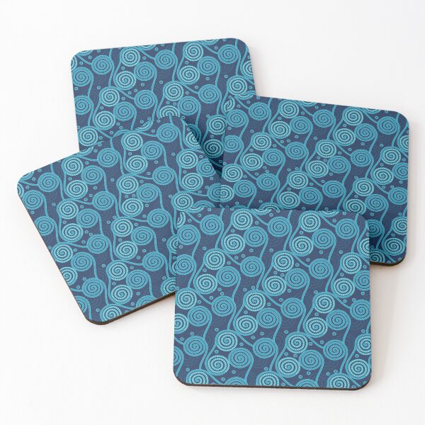 Item preview, Abstract Whirlwinds, Blue version designed and sold by Alex  Blud.