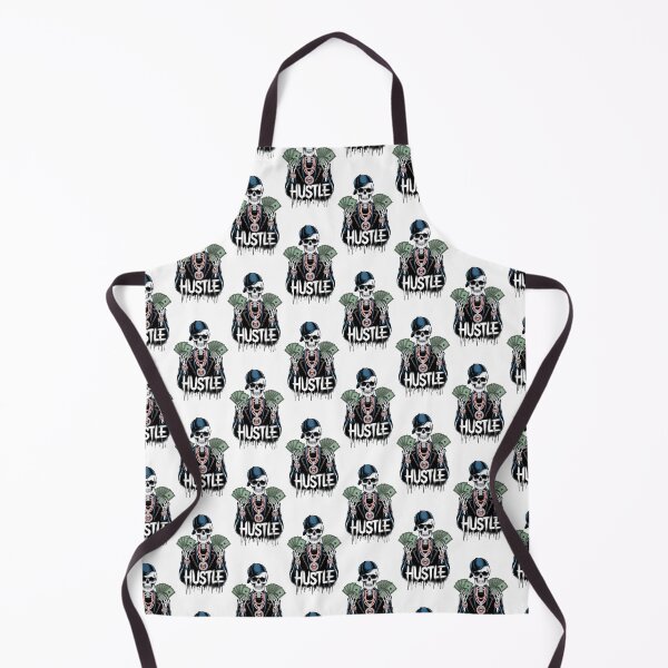 Item preview, Skull with money, representing relentless hustle. designed and sold by MastakDesign.