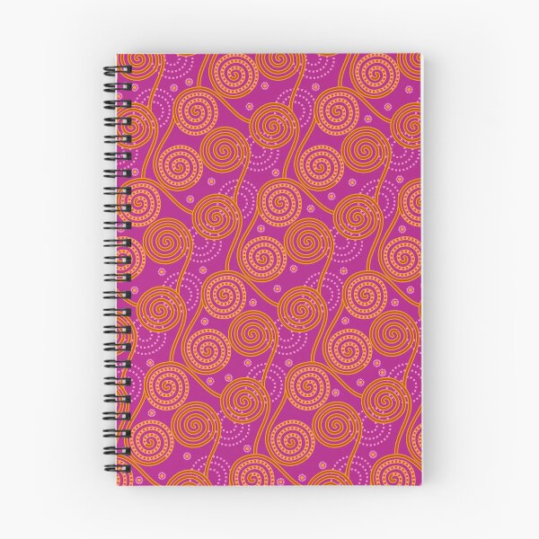 Item preview, Abstract Whirlwinds, Red on purple background designed and sold by Alex  Blud.