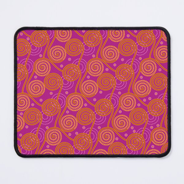 Item preview, Abstract Whirlwinds, Red on purple background designed and sold by Alex  Blud.