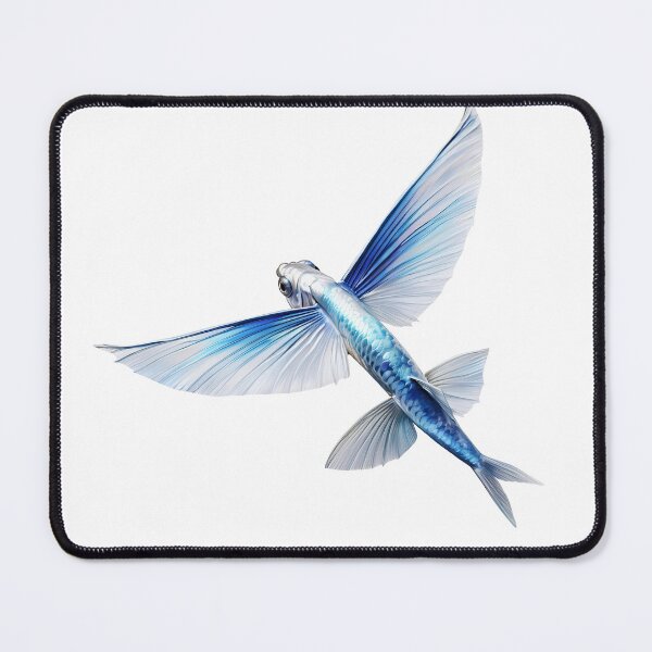 Item preview, Flyingfish  has elongated pectoral fins spread wide like wings, glistening  designed and sold by wonderisland.