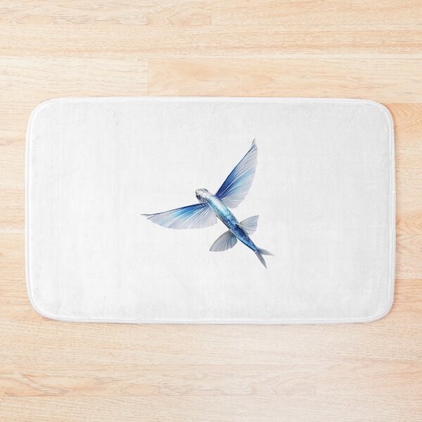 Item preview, Flyingfish  has elongated pectoral fins spread wide like wings, glistening  designed and sold by wonderisland.