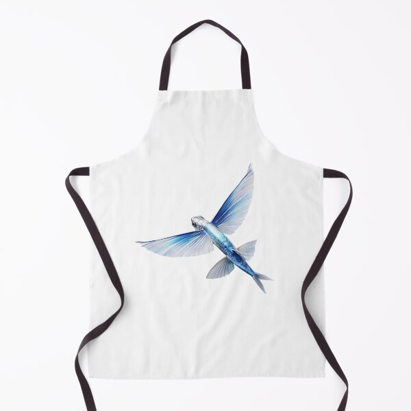 Item preview, Flyingfish has elongated pectoral fins spread wide like wings, glistening designed and sold by wonderisland.