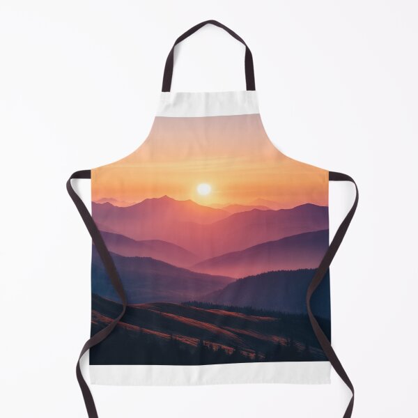 Item preview, Mountains Landscape Sunset, Mountains Wall Art designed and sold by NicolasGlowArt.