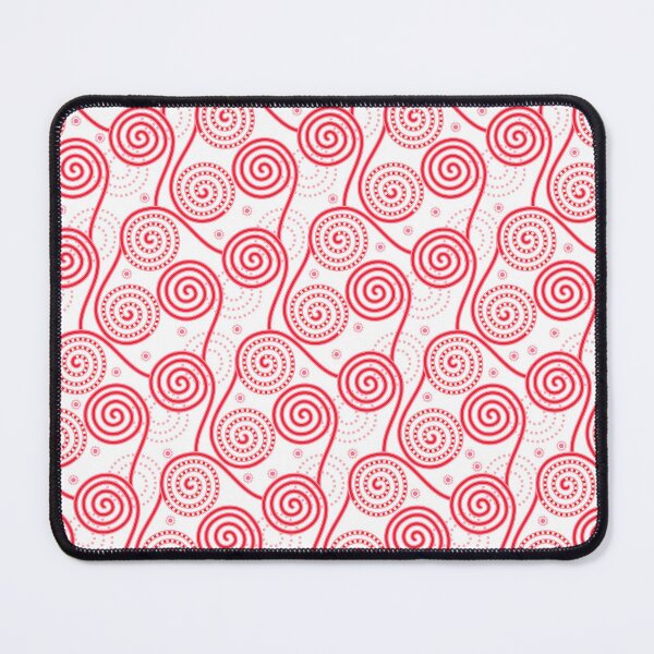 Item preview, Abstract Whirlwinds, Red on white background designed and sold by Alex  Blud.
