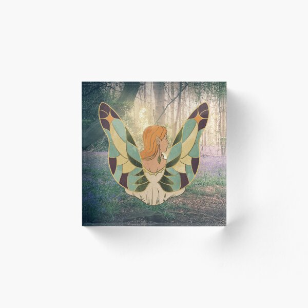 Item preview, Hada del bosque etéreo Fairycore Bosque Hada Campanillas designed and sold by WildWoodlandWitch.