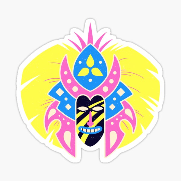 Item preview, Jolly vibrant Ati - atihan festival mask designed and sold by CapriCreatives.