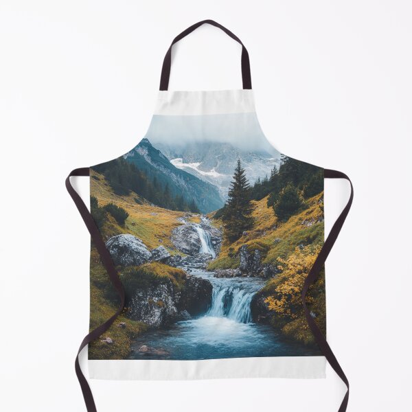 Item preview, Waterfall Landscape, Nature Wall Art designed and sold by NicolasGlowArt.