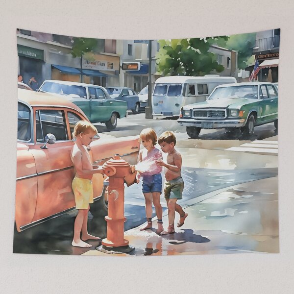 Artikelvorschau, Spaß mit Hydranten entworfen und verkauft von RCWatercolours.