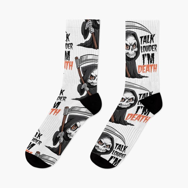 Item preview, Funny Grim Reaper Talk Louder I'm Death designed and sold by PlanetMarker.