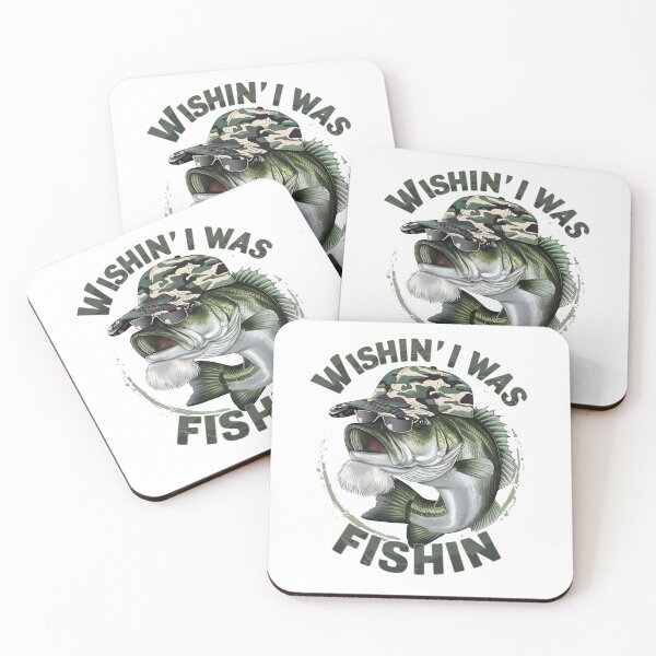 Item preview, Wishin' I Was Fishin' Cool Bass designed and sold by Sonchai Paladsai.