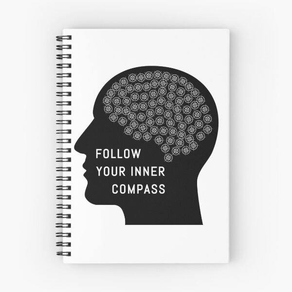 Item preview, Brain Compass - Follow your inner compass designed and sold by TravelAddicts.