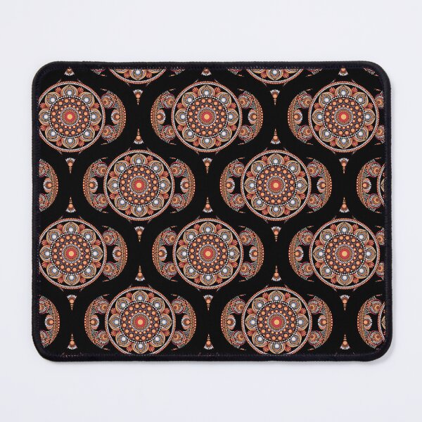 Item preview, Safari Sunset Bohemian Star Fall Mid Mod Ogee Mandala designed and sold by Triplicate Limited.