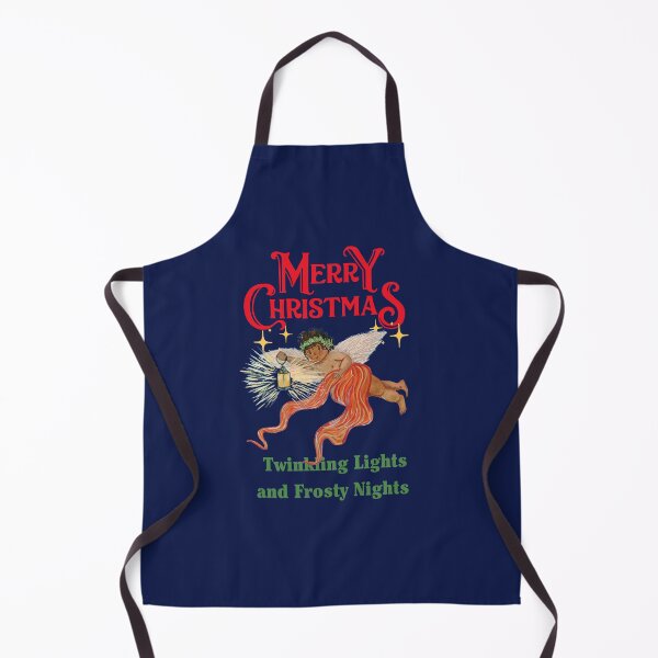 Item preview, Merry Christmas Mixed Race Black Angel - Twinkling Lights and Frosty Nights illustrated by Jemma Jamie Skidmore designed and sold by Jemma Jamie Skidmore.