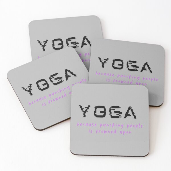 Item preview, YOGA - because punching  people is frowned upon designed and sold by Digital-Thought.