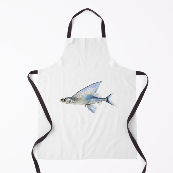 Item preview, Flyingfish has elongated pectoral fins spread wide like wings, glistening designed and sold by wonderisland.