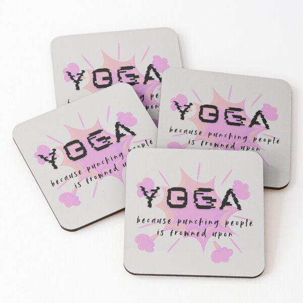 Item preview, YOGA , because punching people is frowned upon designed and sold by Digital-Thought.