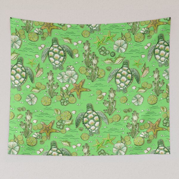 Item preview, Sea Turtles, Green version designed and sold by Alex  Blud.