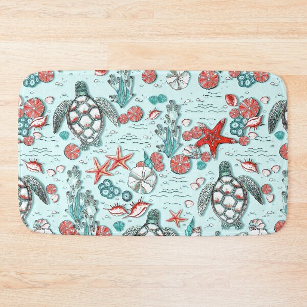 Item preview, Sea Turtles, Light blue version designed and sold by Alex  Blud.